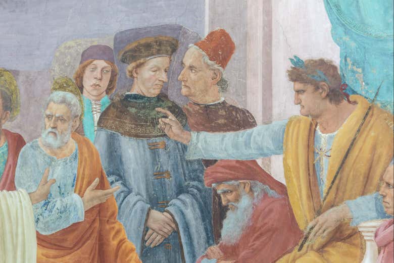 Detalle de la pintura 