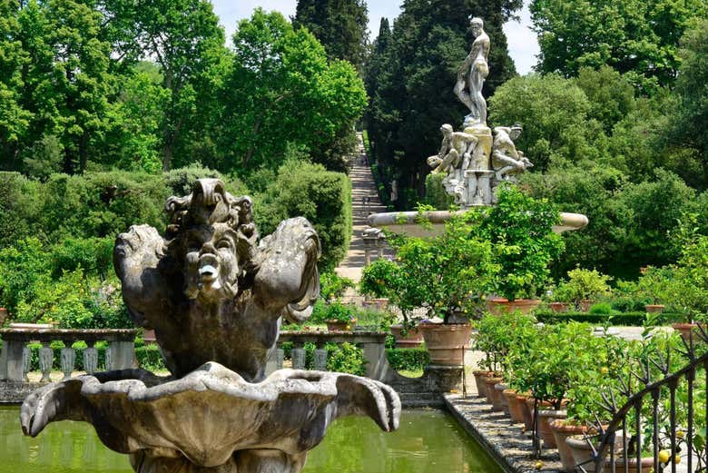 Panorámica de los Jardines de Bóboli